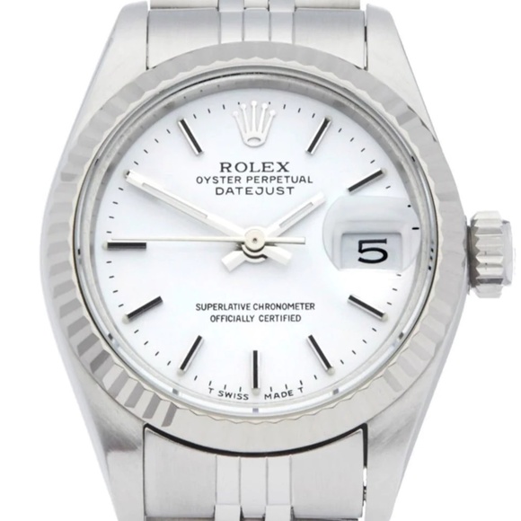 Rolex ladies Datejust 26mm White stick Jubilee main image 7
